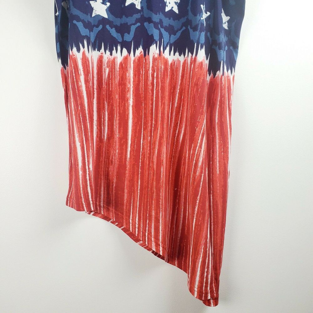 Casey Key USA Flag Tank Top Size S EUC - Picture 3 of 5